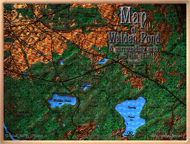 Map of Walden Pond